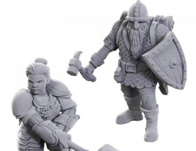 DND UNPAINTED MINIS LIMITED EDITION 50TH ANNIVERSARY DWARVES