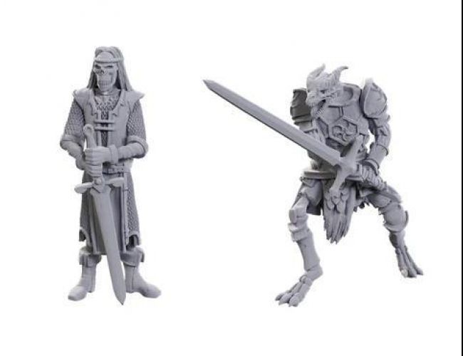 DND UNPAINTED MINIS LIMITED EDITION 50TH ANNIVERSARY SKELETON KNIGHTS