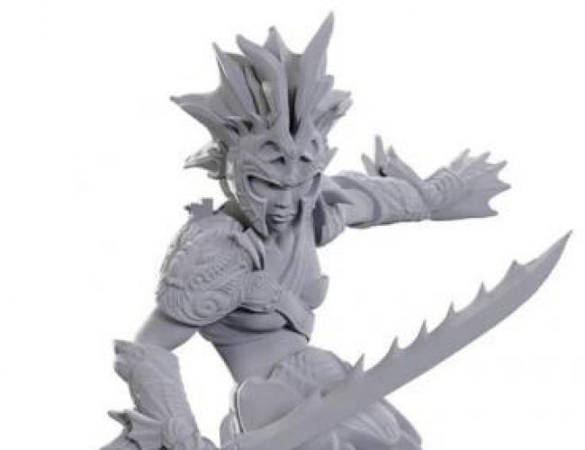 DND UNPAINTED MINIS: MERFOLK SCOUT