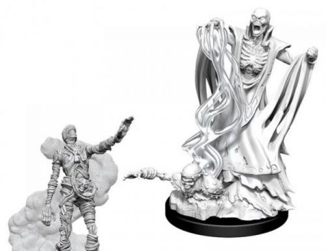 DND UNPAINTED MINIS WV 11 LICH & MUMMY LORD