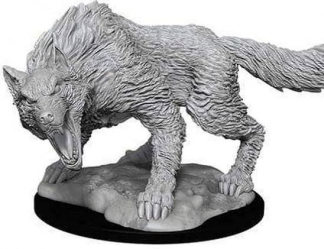 DND UNPAINTED MINIS WV 11 WINTER WOLF