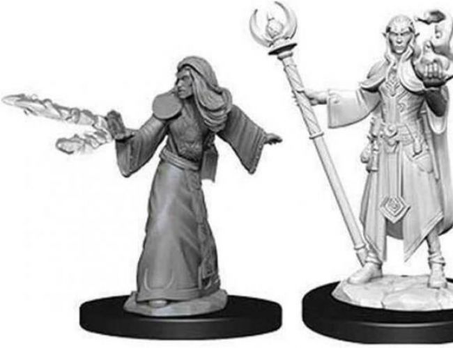 DND UNPAINTED MINIS WV9 MALE ELF WIZARD