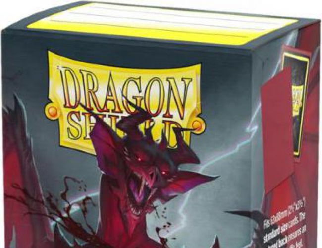 DRAGON SHIELD BLOOD RED MATTE SLEEVES