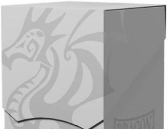DRAGON SHIELD DECK SHELL: ASHEN WHITE