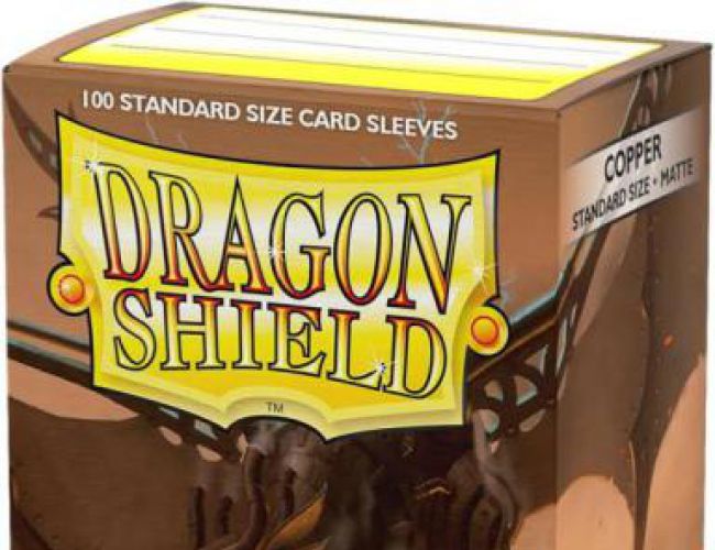 DRAGON SHIELD SLEEVES - COPPER (MATTE)