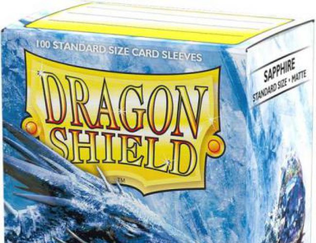 DRAGON SHIELD SLEEVES - SAPPHIRE (MATTE)