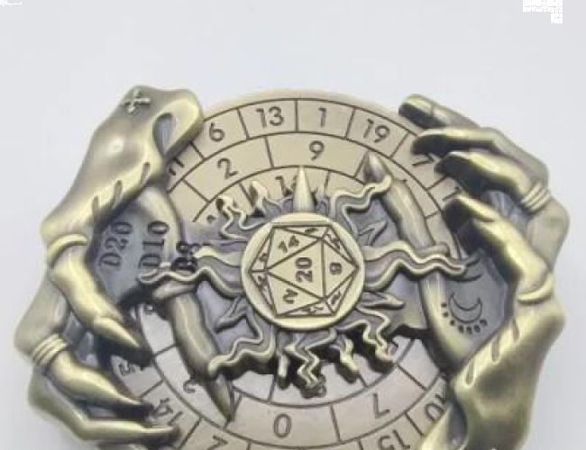 METAL DICE SPINNER - THE SPELL GOLD (IN A BOX)