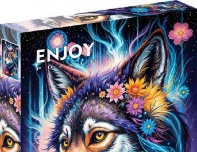 ENJOY 1000 PCS MAGICAL WOLF PORTRAIT