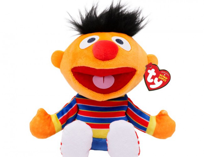 TY BEANIE BABIES - ERNIE SESAME STREET FLOPPY