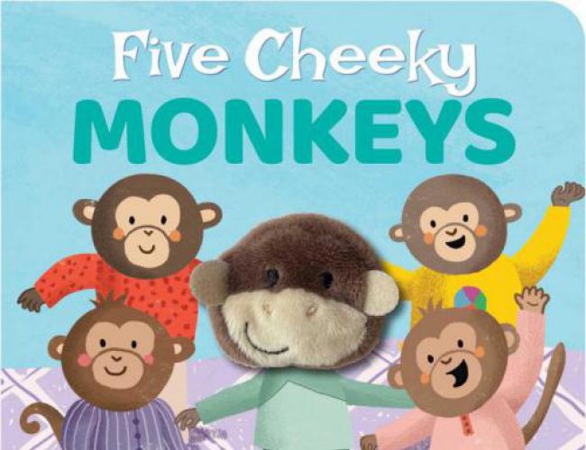 FIVE CHEEKY MONKEYS (PUPPET BOOK)