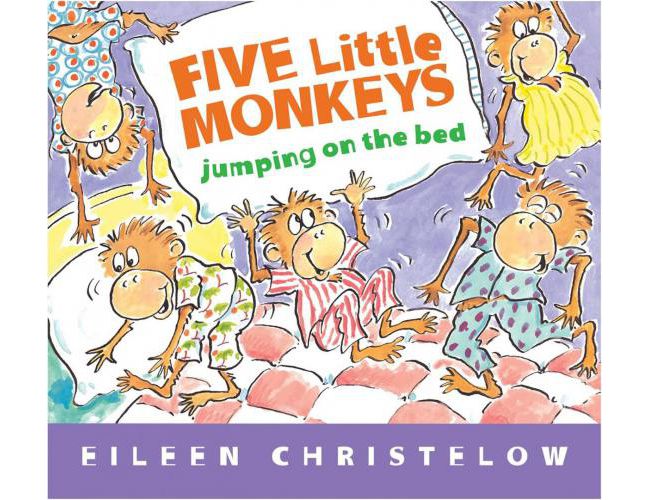 FIVE LITTLE MONKEYS JUMPING ON THE BED (BOARD BOOK)