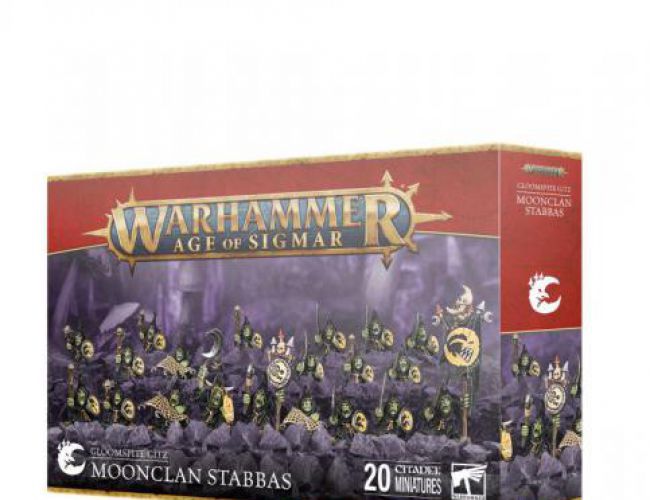 GLOOMSPITE GITZ: MOONCLAN STABBAS (MSRP $57)