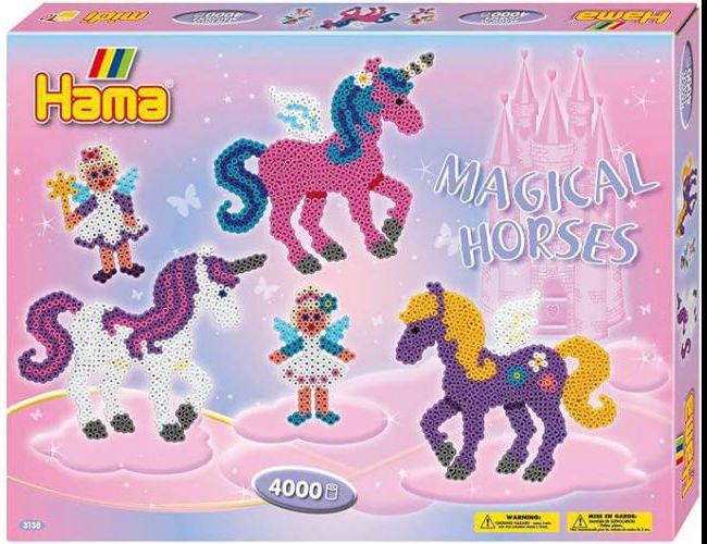 HAMA BEAD KIT - MAGICAL HORSES