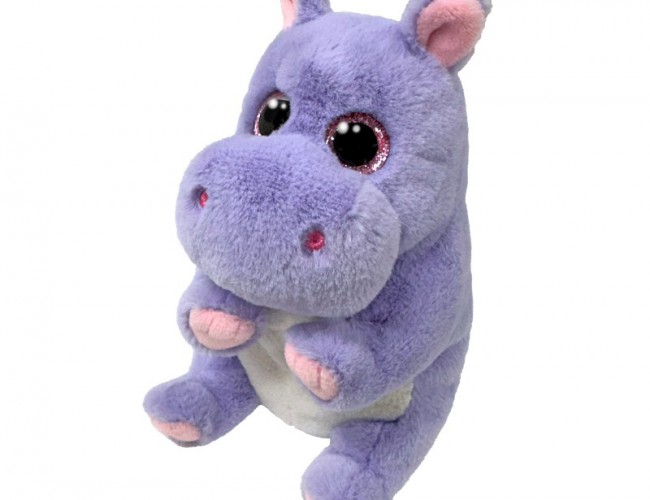 TY BEANIE BABIES - HENRIETTA PURPLE HIPPO