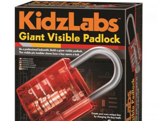 KIDSZLABS - GIANT VISIBLE PADLOCK (STEM)