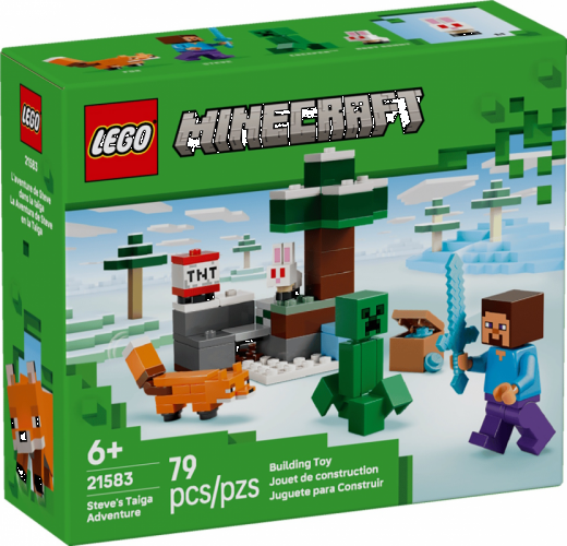 LEGO® 21583 Minecraft® Steve's Taiga Adventure