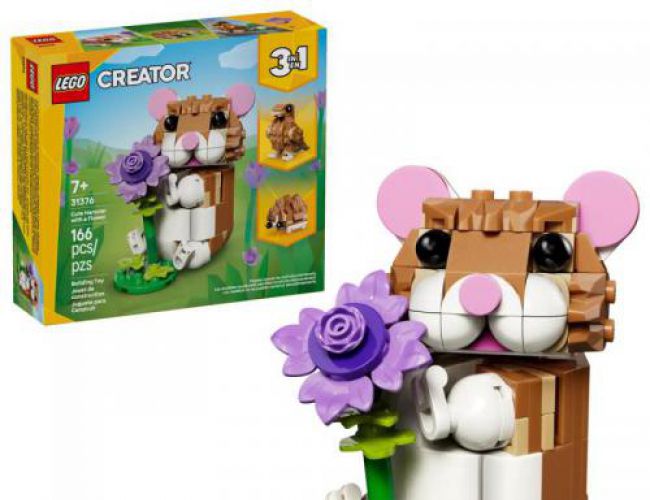 LEGO® 31376 CUTE HAMSTER WITH A FLOWER