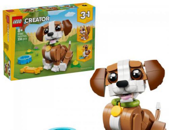 LEGO® 31382 Creator 3-in-1 Cute Animals: Playful Puppy Dog