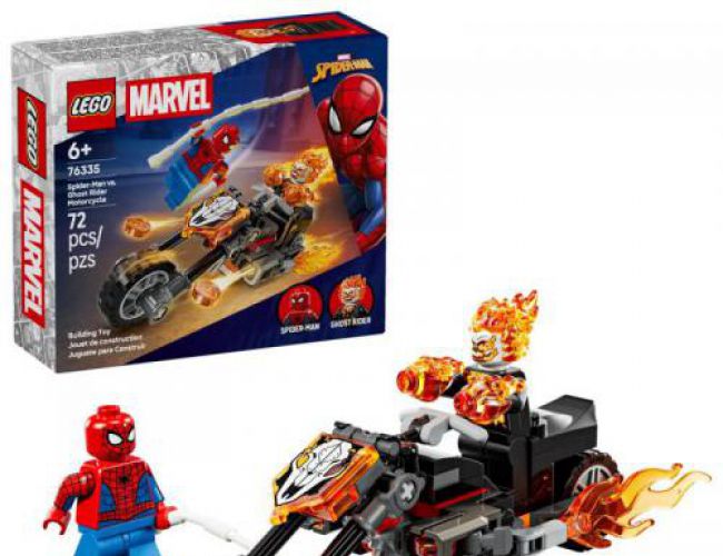 LEGO® 76335 Spider-Man vs. Ghost Rider Motorcycle