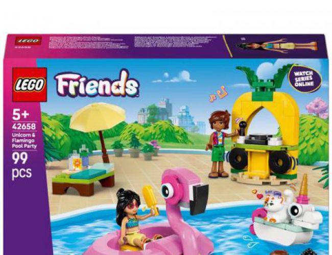 LEGO® 42658 FRIENDS UNICORN & FLAMINGO POOL PARTY