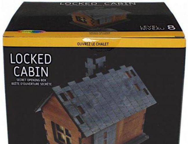 PUZZLE MASTER SECRET OPENING BOX - LOCKED CABIN