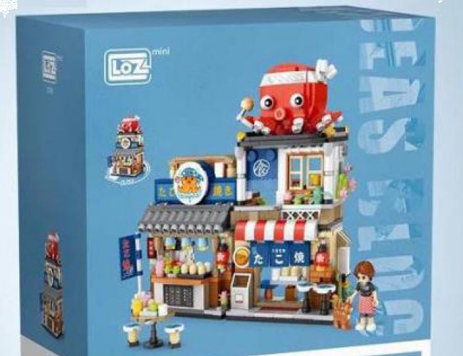 LOZ BLOCKS - 1218 STREET MINI - TAKOYAKI SHOP