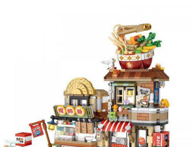LOZ BLOCKS - 1295 STREET MINI - SPIRAL NOODLE SHOP