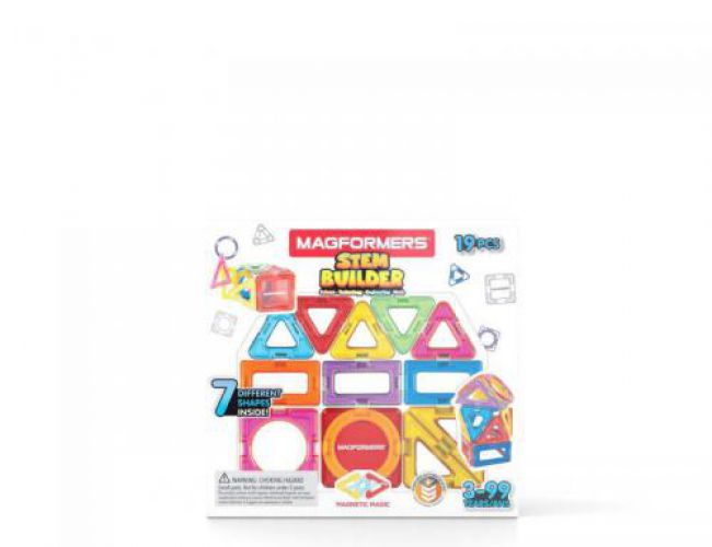 MAGFORMERS STEM BUILDER SET (19 PCS)