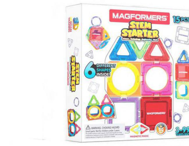 MAGFORMERS STEM STARTER BUILDER SET (15 PCS)