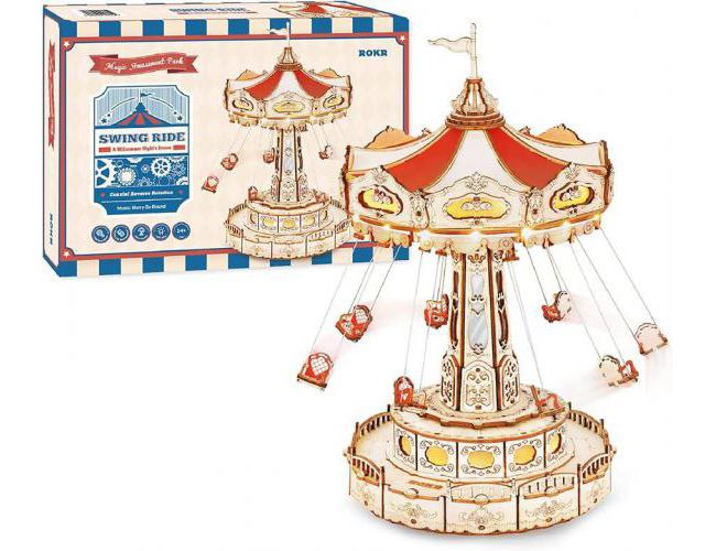 MAGIC AMUSEMENT PARK: WOODEN SWING RIDE KIT