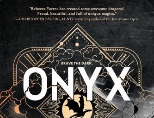 ONYX STORM by REBECCA YARROS (BOOK 3) (HARDCOVER)