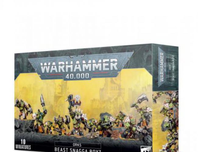 ORKS BEAST SNAGGA BOYZ (MSRP $70)