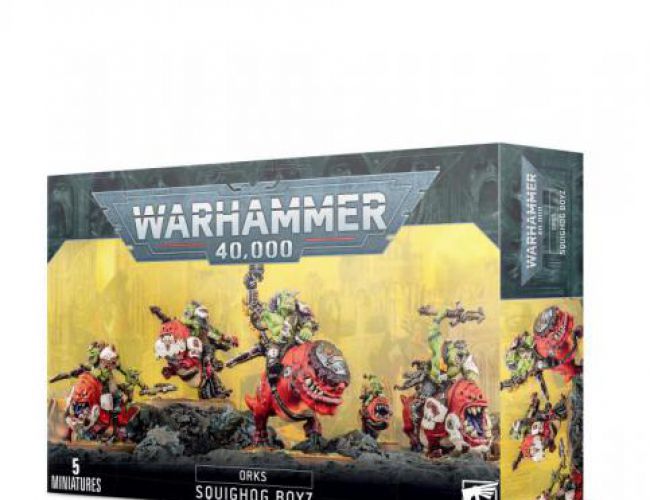 ORKS - SQUIGHOG BOYZ (MSRP $80)