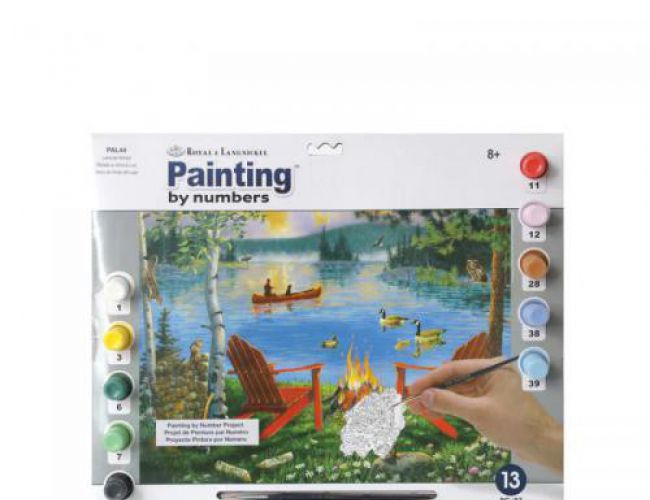 PAINT BY NUMBERS: LAKESIDE RETREAT