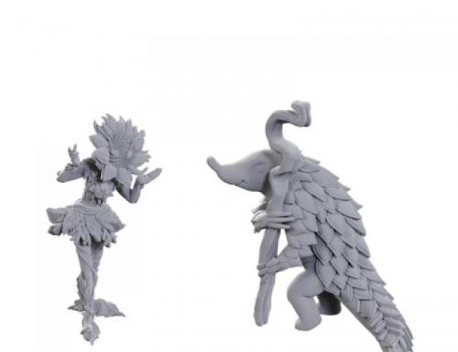 PATHFINDER UNPAINTED MINIS: SUNFLOWER LESHY AND FRUIT LESHY