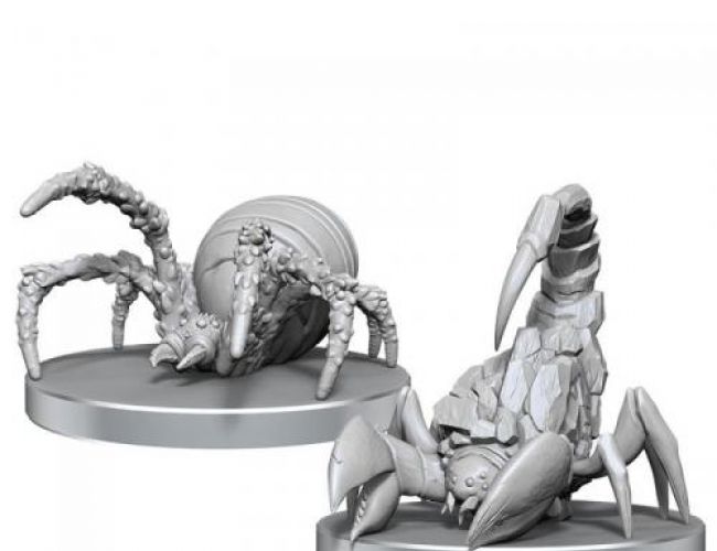 PF UNPAINTED MINIS WV 26: CAVE SCORPION & HUNTING SPIDER