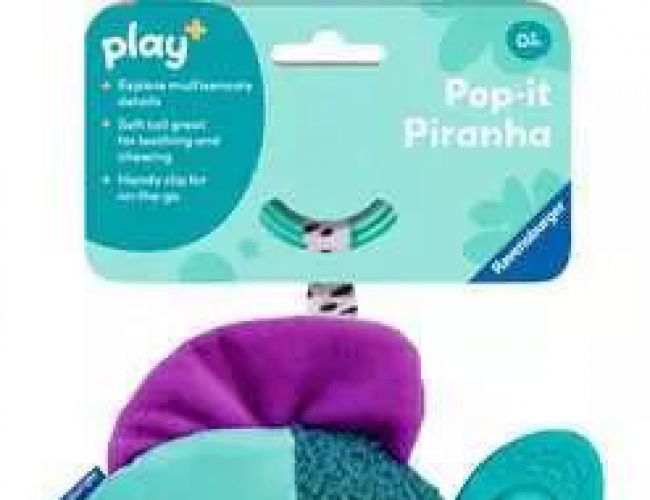 PLAY+ : POP-IT PIRANHA BLUE