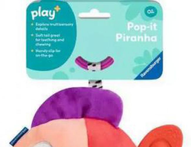 PLAY+ : POP-IT PIRANHA RED