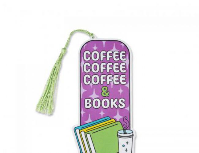 PUNCHKINS: BOOKMARK - COFFEE & BOOKS