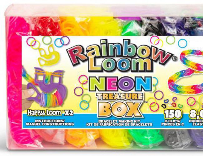 RAINBOW LOOM TREASURE BOX NEON