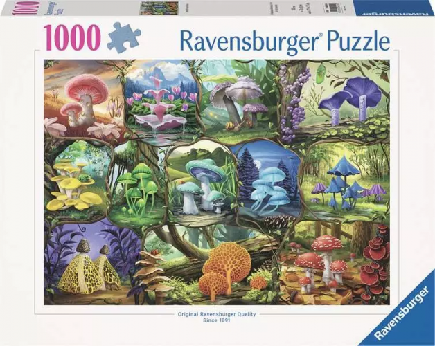 RAVENSBURGER 1000 PCS BEAUTIFUL MUSHROOMS