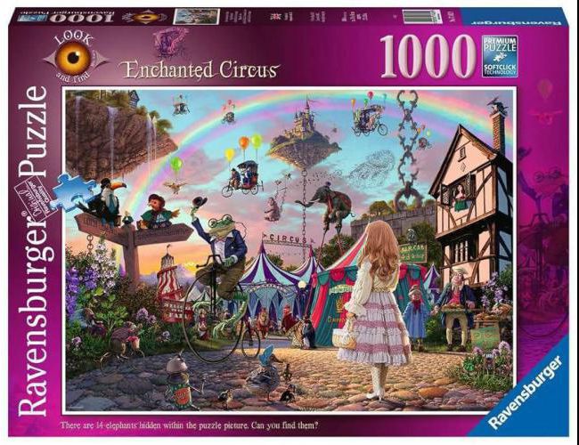 RAVENSBURGER LOOK AND FIND ENCHANTED CIRCUS 1000 PC