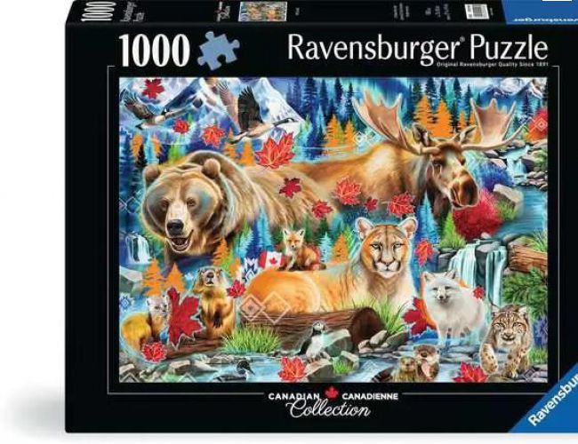 RAVENSBURGER PUZZLE - 1000 PCS WILD CANADA
