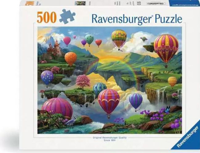 RAVENSBURGER PUZZLE - 500 PCS AIR BALLOON VALLEY