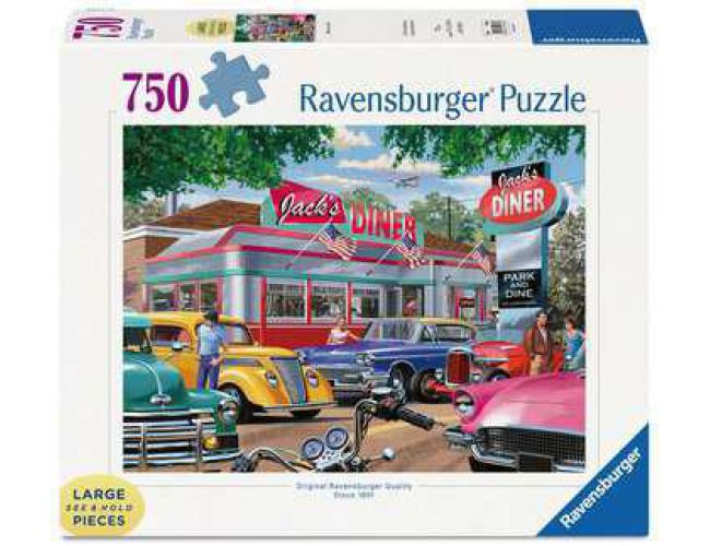 RAVENSBURGER PUZZLE - 750 PCS JACK'S DINER
