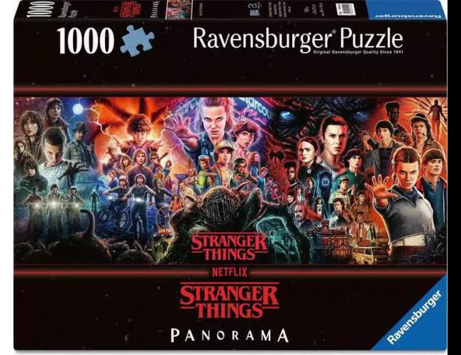 RAVENSBURGER PUZZLE 1000 PCS - STRANGER THINGS PANORAMA