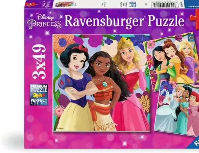 RAVENSBURGER PUZZLE 3X49 PCS DISNEY PRINCESS 'GIRL POWER'