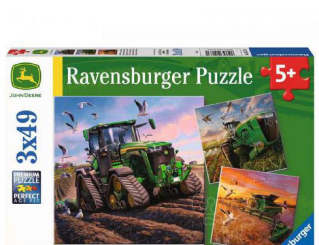 RAVENSBURGER PUZZLE 3X49 PCS SEASONS OF JOHN DEERE