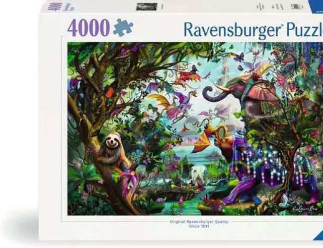RAVENSBURGER PUZZLE 4000 PCS - TROPICAL DRAGONS