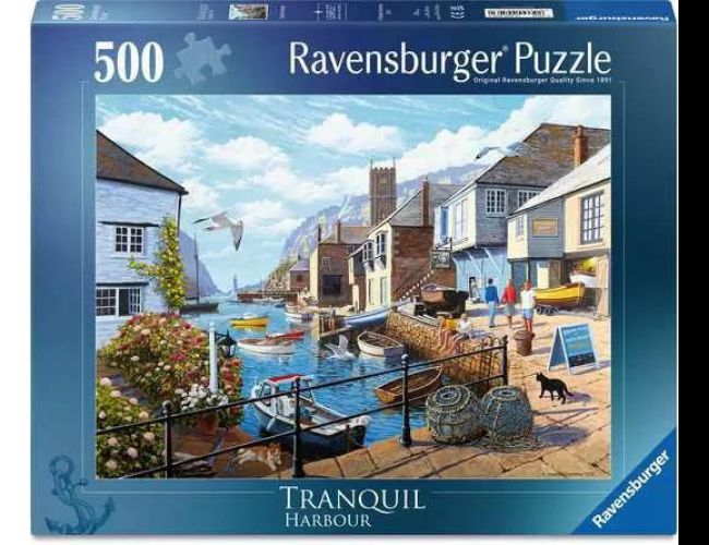 RAVENSBURGER 500 PCS TRANQUIL HARBOUR